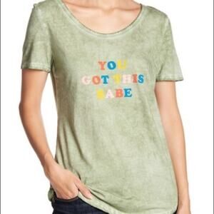 Knit Riot Top You Got This Babe Graphic